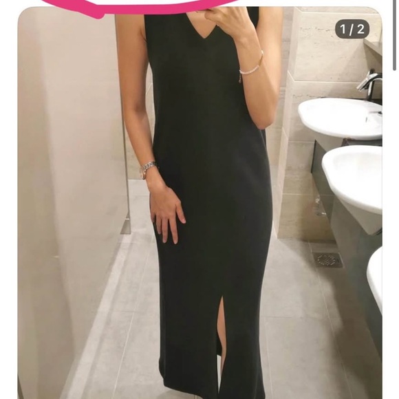 Lululemon Ease of It All Dress. Softstream Fabric. Medium/Size 6. Dark Grey. - Picture 6 of 10